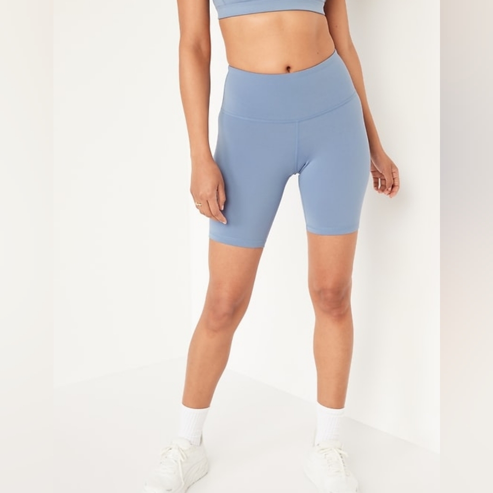 Old Navy Light Blue Biker Shorts